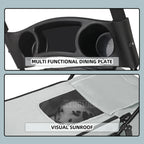 Portable Pet strollers for medium and large dogs cats foldable Outdoor pet travel cart
