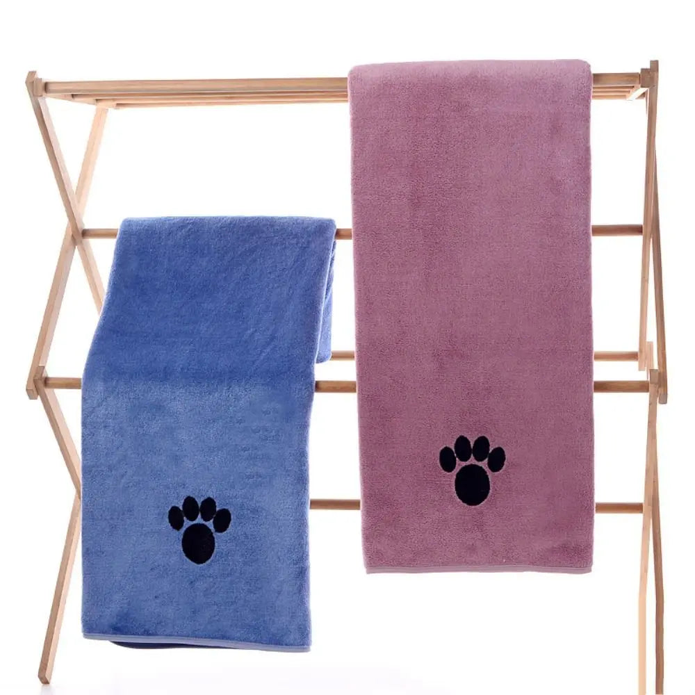 Highly Absorbent Dog Towels Breathable Microfiber Pet Grooming Towel Fast-Drying Super Soft Pet Cloth Bath Supplies