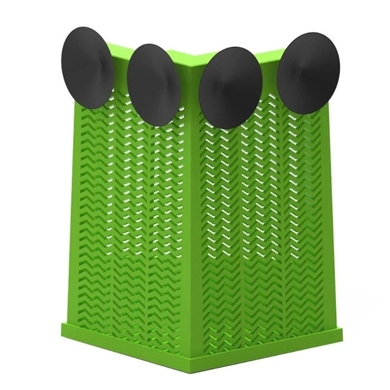 Reptiles Corner Feeder Feeding Dish Easy to Install Suction Cup Mounted Corner Feeder Box For Lizards And Amphibians Y5GB