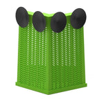 Reptiles Corner Feeder Feeding Dish Easy to Install Suction Cup Mounted Corner Feeder Box For Lizards And Amphibians Y5GB