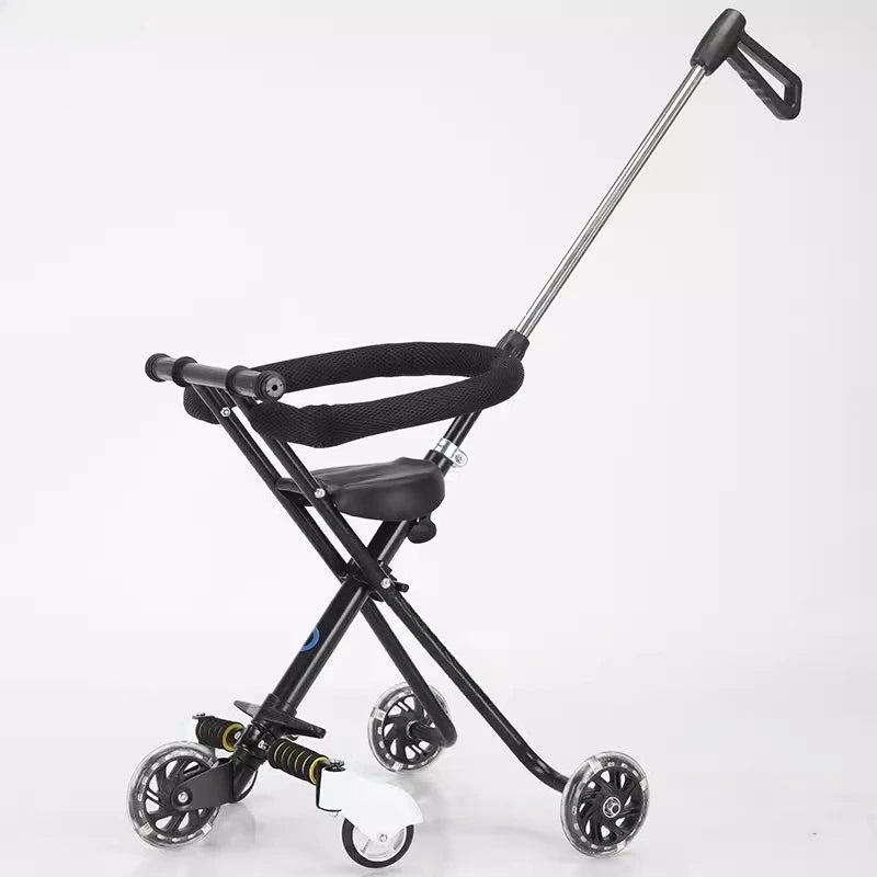 Baby Stroller That Can Be Ridden Or Reclined One Click Folding Lightweight And Easy To Carry For Outdoor Travel