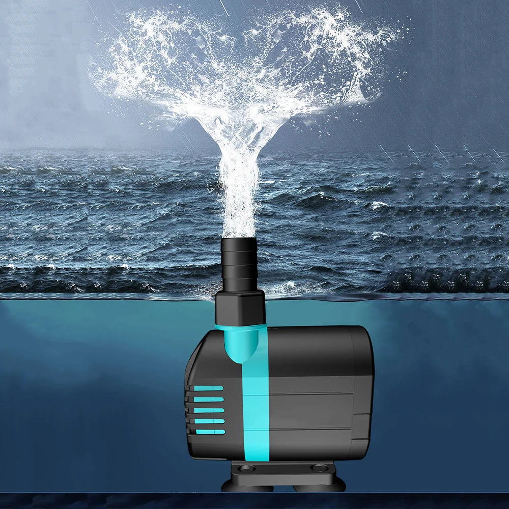 Fish Tank Water Pool Submersible Pump Circulation Filtration Pump Brushless Motor Ceramic Shaft Water Pump Flow Regulation