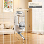 New Automatic Pet Feeder Plastic Detachable Cage Hanging Bowl Large Capacity Water Food Dispenser for Puppy Cats Rabbit