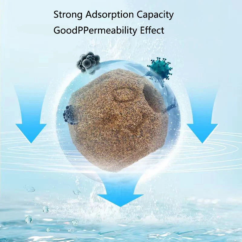 Aquarium Biological Filter Bio Balls (300g–1kg, Hollow Nano Particles, Fish Tank & Pond Media)