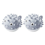 2-Pack Catnip Pufferfish Ball Cat Toys with Dust Cover — Boredom-Relief Teeth Grinding Toy for Kittens