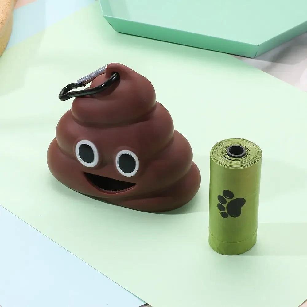 Pet Fecal Bag Dispenser Cat Dog Outdoor Pocket Hanging Buckle Portable Eco-friendly Biodegradable Pet Garbage Bag Pet Supplies