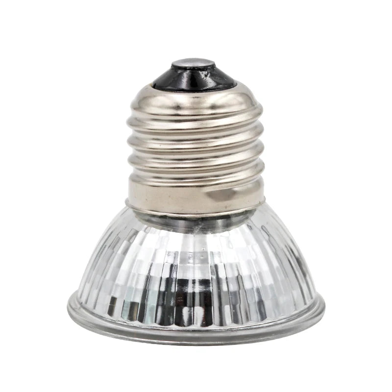 25/50W UVA+UVB 3.0 Reptile Lamp Pet Amphibians Lizards Heating Bulb Turtle Tortoise Basking Lamp E27 Heating Light Full Spectrum