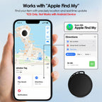 AirTag Compatible Anti-Loss GPS Tracker for Cars, Pets, Dogs, Kids & Elderly - Universal Locator