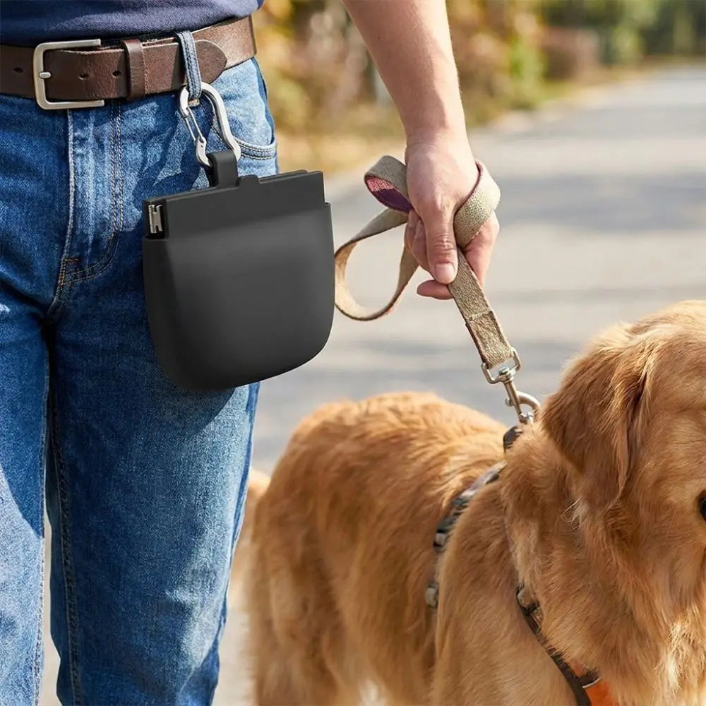 Waterproof Silicone Dog Treat Pouch Large (Oil-Resistant, Stain-Resistant)