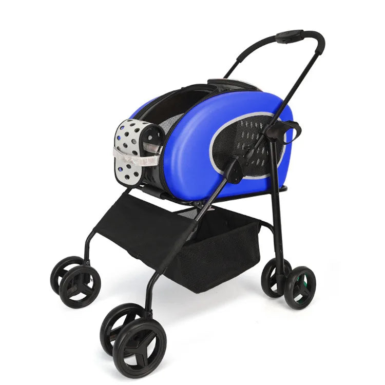 Pet Cart Multi purpose Breathable Cat Backpack Portable Small Dog Bag Foldable Multi purpose Pet Trolley