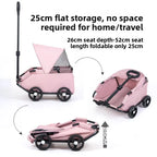 Small Pet Stroller Cats Dogs Lightweight Foldable Outdoor Stroller for Dog Pet Stroller Pet Trolley Trolley Bag for Pet