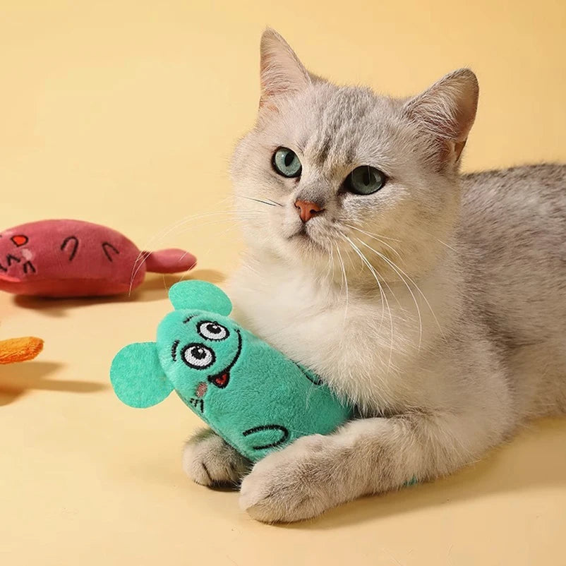 Cartoon Plush Bite-Resistant Pet Toy
