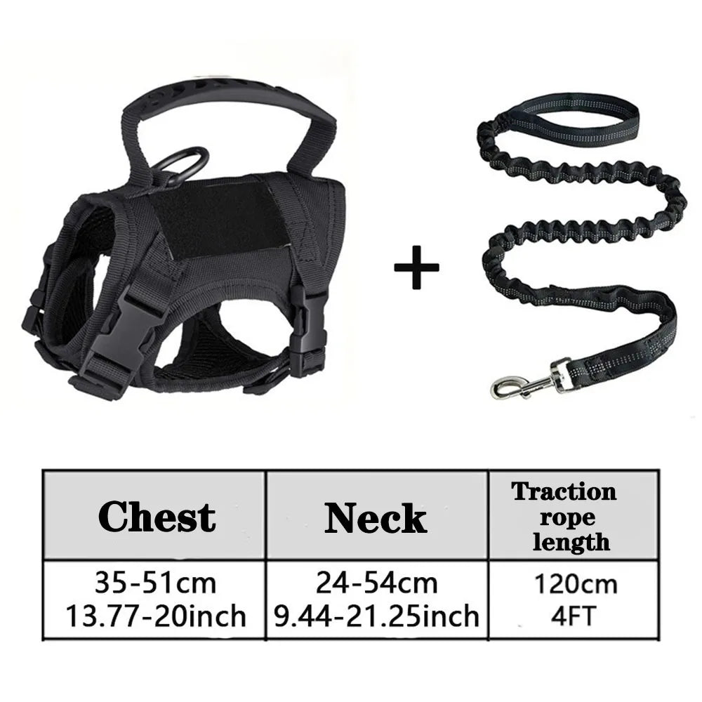 Tactical Pet Harness with Leash