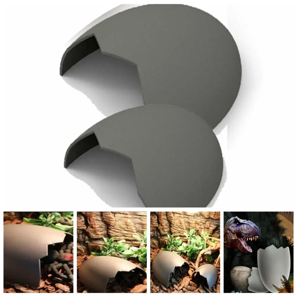 Reptile Hide Cave Plastic Durable Spider Snake Lizard Tortoise Hamster Houses Pet Cave Accessories