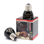 220V Far Infrared Heating Lamp Black Ceramic E27 Pet Warmer Bulb Brooder Chickens Tortoise Lizard Reptile Light 25/50/75/100W