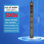 Aquarium Submersible Heater with LCD Display (500W, Digital Adjustable Temperature)