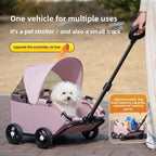 Small Pet Stroller Cats Dogs Lightweight Foldable Outdoor Stroller for Dog Pet Stroller Pet Trolley Trolley Bag for Pet