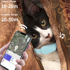 Waterproof Real-Time GPS Tracker for Dogs & Cats - iOS-Compatible Anti-Loss Locator with Adjustable Collar