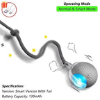Automatic Rolling Ball Cat Toy with Tail