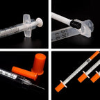 Disposable Veterinary Syringes with Needle (20-Pack)