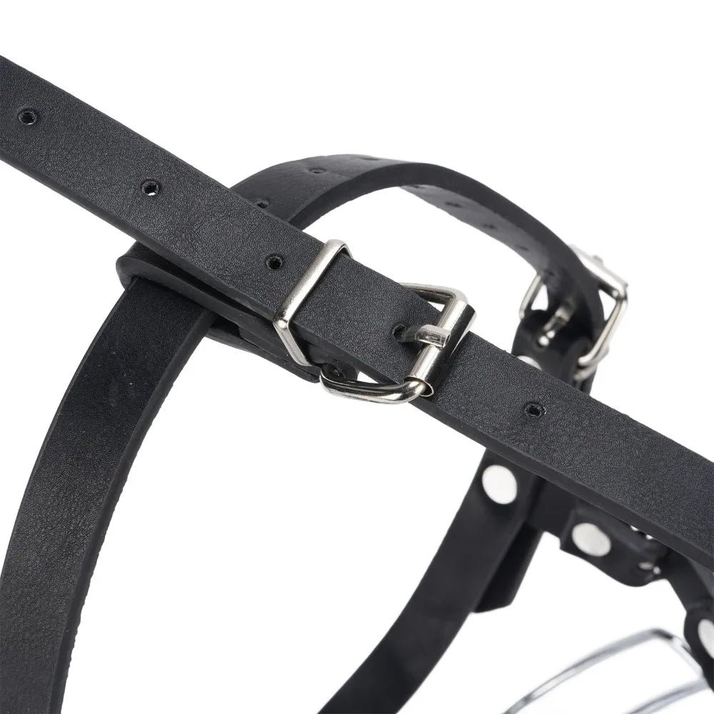 Metal Basket Dog Muzzle (Outdoor Walk, Anti-Bite, Easy Clean)