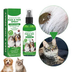 Pet Flea & Tick Spray for Dogs Cats 100ml Flea Killer Itching Relief Insect Repellent Mite Lice Spray Pet Care Mosquitoes Killer