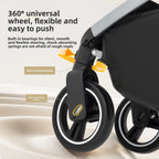 Detachable Basket Pet Stroller Ultra Lightweight Foldable For Small Medium Dogs Cats Outdoor Travel Portable Pet Carrier