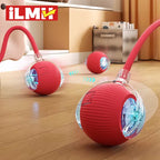 Auto Rolling Ball Cat Toy with Tail — Rechargeable Smart Electric Mouse Teaser for Cats