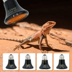 25/50/75/100W E27 Pet Heating Lamp 110V 220V Infrared Ceramic Emitter Heat Light Bulb Pet Brooder Chickens Reptile Lamp 1PC