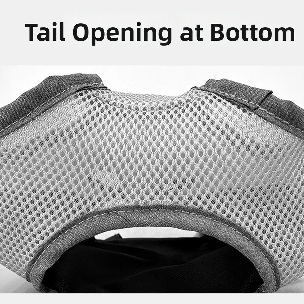 Breathable Mesh Pet Front Bag Double Shoulder Adjustable Strap Pet Carrier Backpack Portable Lightweight Dog Carrying Bag