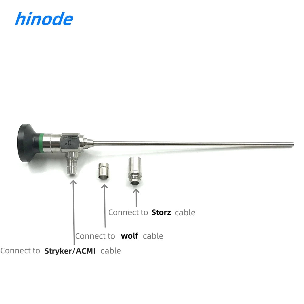 HD Rigid Veterinary Endoscope - 2.7mm/3mm/4mm Multi-Angle Sinuscope for ENT & Veterinary Examination