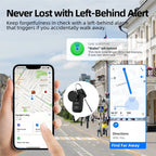 Mini Dual-System GPS Anti-Loss Tracker for iOS & Android - Universal Pet & Luggage Locator