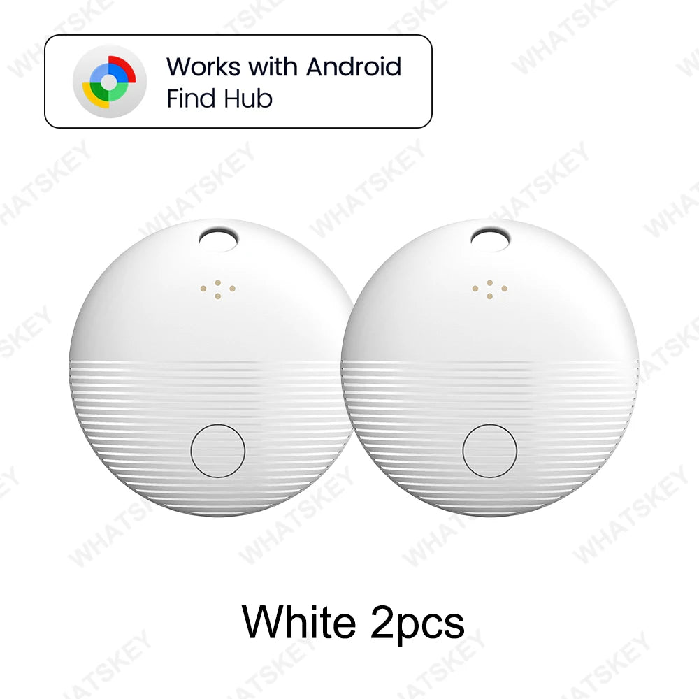 Rechargeable Google Find My GPS Tracker Tag for Android - Smart Location Tracker for Cars & Cycling
