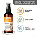 QIFENGHE 50ml Pet Detangling Spray, Leave-In Conditioner for Dogs & Cats, Reduce Static & Eliminate Knots, No-Rinse Grooming Spr