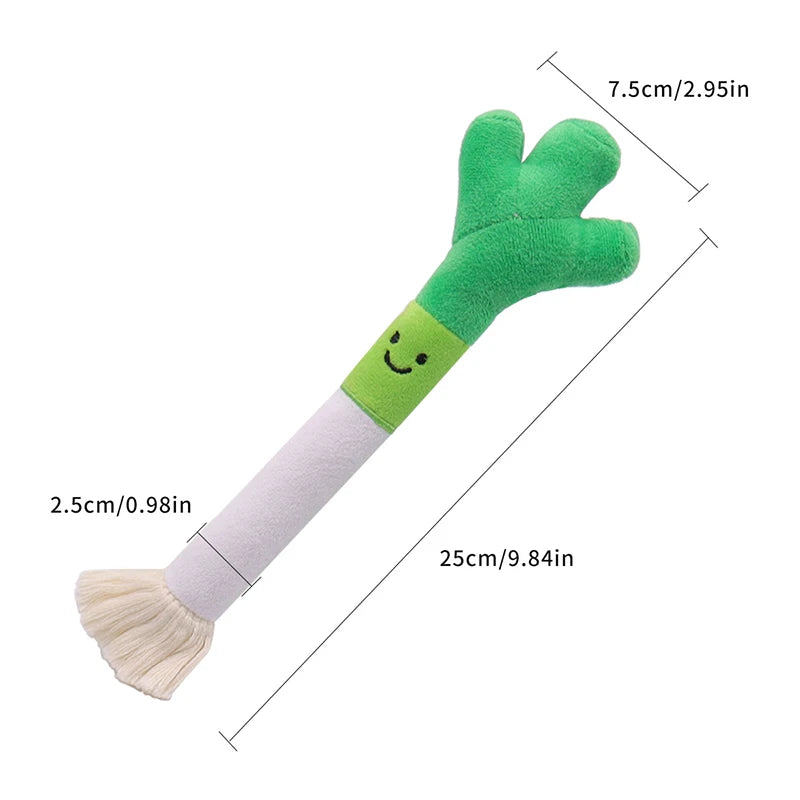 Catnip Onion Plush Cat Wand Toy — Bite-Resistant Washable Bell Chew Toy for Cats