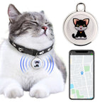Bluetooth GPS Anti-Loss Tracker for Dogs & Cats - Real-Time Global Location Finder Device