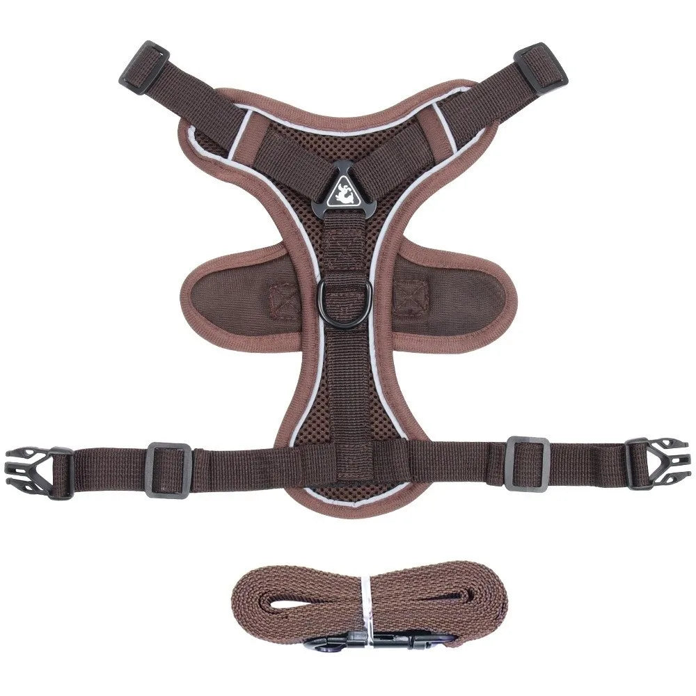 Escape-Proof Reflective Cat Harness & Leash Set