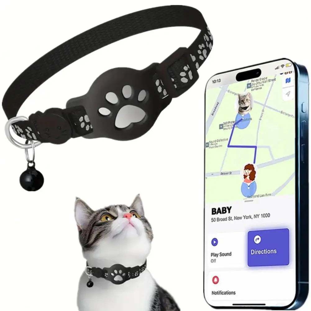 2-in-1 Dual-Type Smart GPS Pet Tracker Bundle - iOS Compatible Collar for Cats, Kittens & Dogs