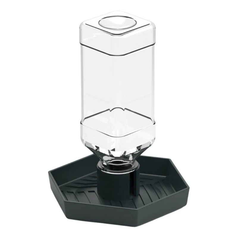 Reptiles Water Feeder Bowl Food Feeder Water Bottle For Reptiles Pet Antislip Automatic Water Dispenser for Lizards 87HA