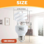 5.0/10.0/15.0 UVB Reptile Heating Lamp Lizard Calcium Supplement Lamp Energy Saving Light Bulb for Turtle Terrarium 110V/220V
