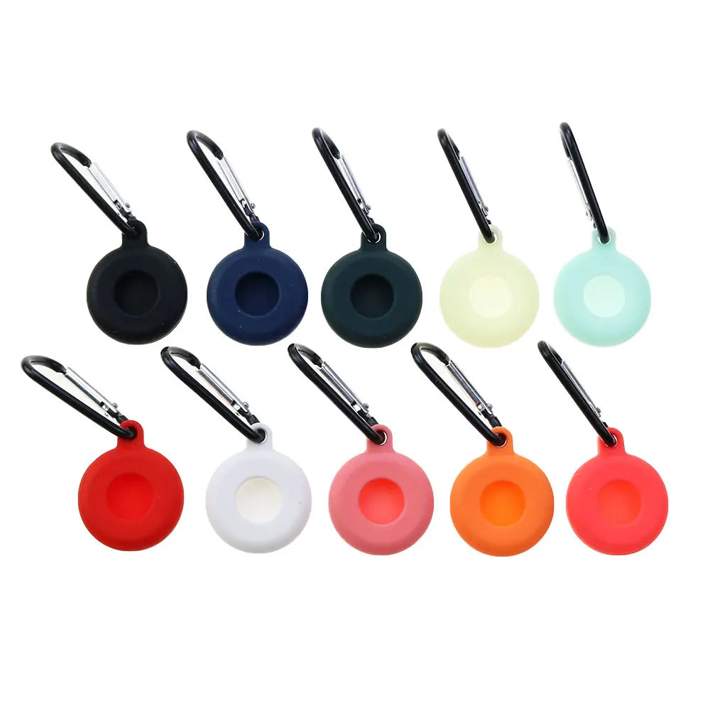 Silicone AirTag Protective Case with Keychain - Anti-Scratch Sleeve