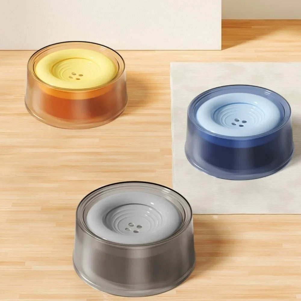 Non-Slip Floating Pet Water Bowl (Anti-Splash, Large Capacity)