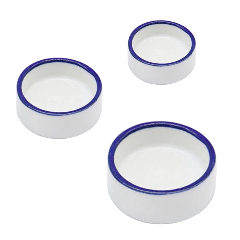 Reptile Bowl Spider Water Dish Round Food Bowl Ceramic Escape Proof Feeder for Small Medium Size Pet Tortoise DropShipping
