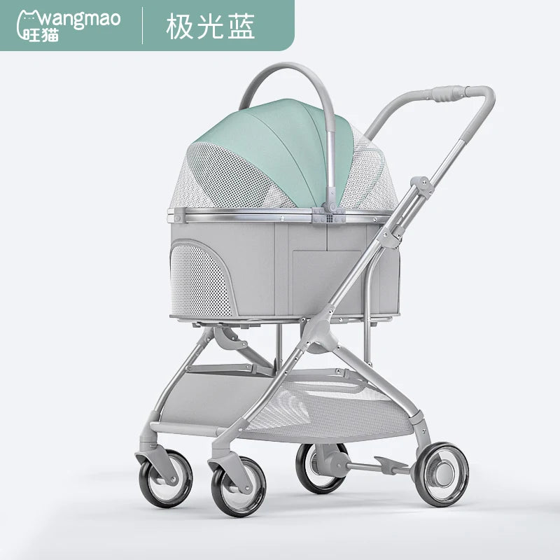 STLFBello Puppy Stroller Detachable Pet Stroller for Dogs Pet Carriers & Travel Products
