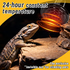 Pet Reptile Far Infrared Ceramic Heating Lamp 110V/220V Heat Emitter Light Bulb 25W 50W 75W 100W 150W 200W Animal Hatch Heating