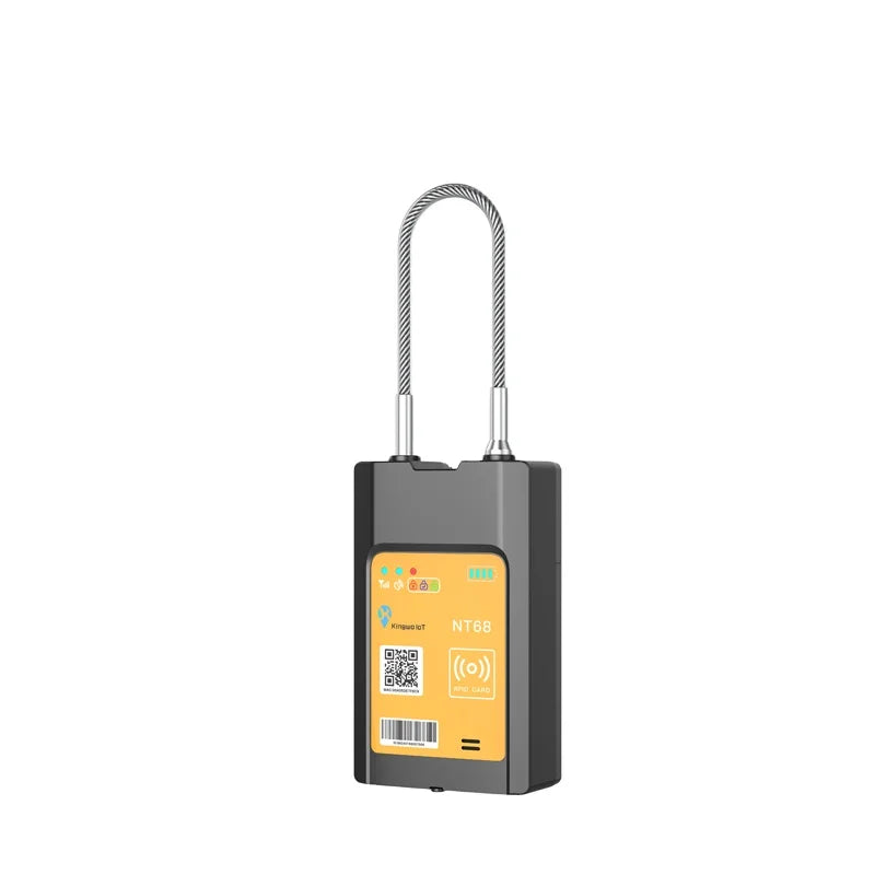 Kingwo Smart GPS Tracking Padlock with Geofencing for Truck Cargo & Containers