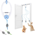 Hanging Door Swing Cat Toy with Sticky Disc