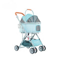 Luxury Pet Stroller Suitable for Travel Washable Pet Stroller Cat and Dog Stroller Lightweight and Foldable Pet Cart MAXFOR 25KG
