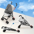 Ultra-Lightweight Pet Stroller for Small Dogs Cats - Compact Foldable Design for Travel, Shopping & Daily Outings