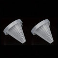 2Pcs Fish Feeding Aquarium Clear Feeder Aquarium Fish Aquarium Nematode Live Blood Worms Plastic Conical Cup Basket Feeder